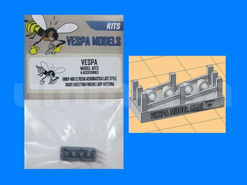 VMKP48012 Regia Aeronautica (Late) Radio Direction-Finding Loop Antenna 1/48